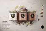 موکاپ شیشه شمع - 11