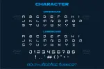 فونت رباتیک و مدرن Kencer - 11