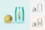 موکاپ شیشه سکه و پول - 14 موکاپ شیشه سکه و پول - 14