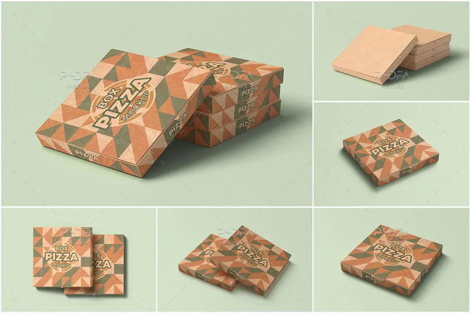 موکاپ جعبه پیتزا