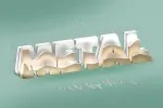 موکاپ متن و لوگو فلزی - 8 موکاپ متن و لوگو فلزی - 8