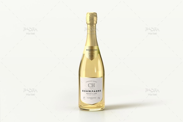 موکاپ شیشه شامپاین