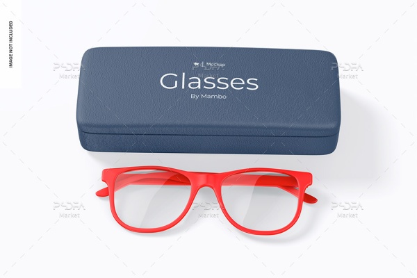 موکاپ جعبه و کیس عینک