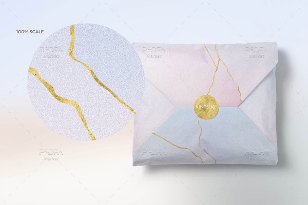 بک گراند گرادینت رنگی با رگه‌های طلایی برای اینستاگرام