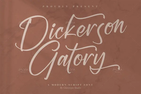 فونت انگلیسی دستنویس Dickerson Gatory