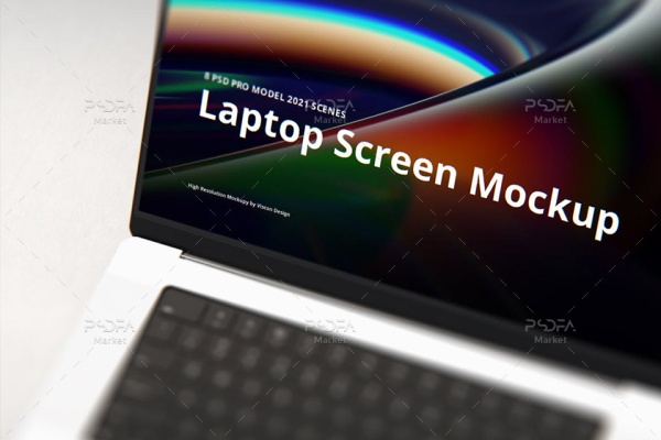 موکاپ لپ تاپ مک بوک پرو 2021