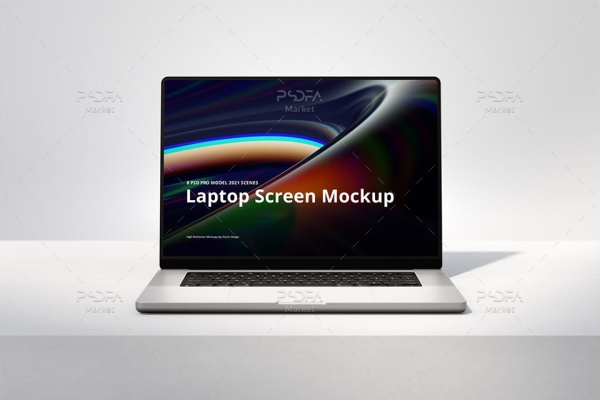 موکاپ لپ تاپ مک بوک پرو 2021