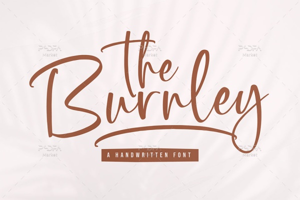 فونت انگلیسی زیبا و جذاب The Burnley