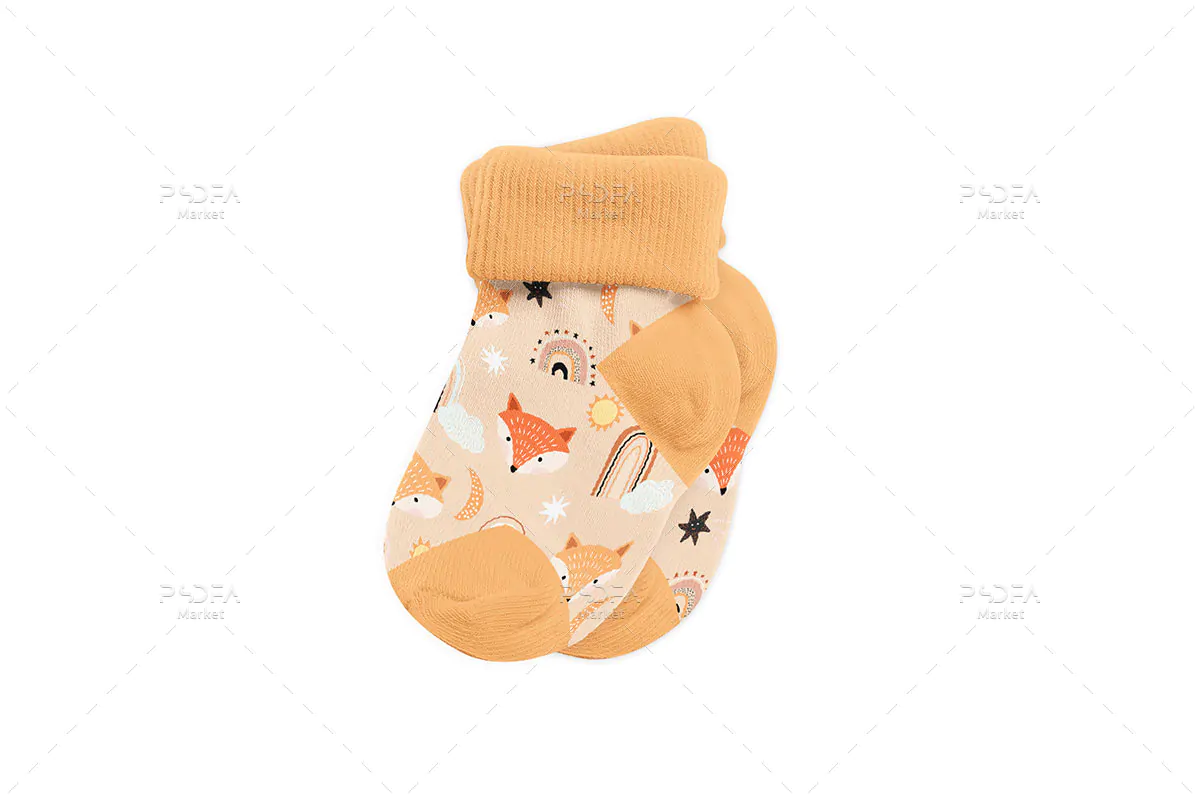 موکاپ جوراب بچه گانه - 4 موکاپ جوراب بچه گانه - 4