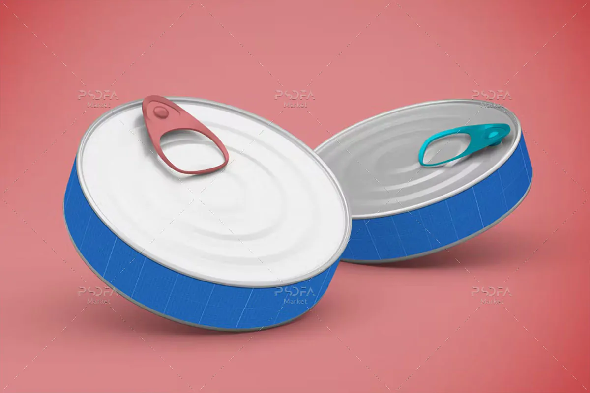 موکاپ قوطی آسان باز شو مواد غذایی - 1 موکاپ قوطی آسان باز شو مواد غذایی - 1