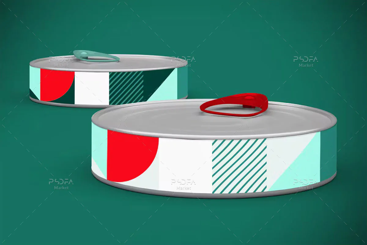 موکاپ قوطی آسان باز شو مواد غذایی - 8 موکاپ قوطی آسان باز شو مواد غذایی - 8