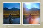 افکت نوری فیلم و بوکه برای فتوشاپ