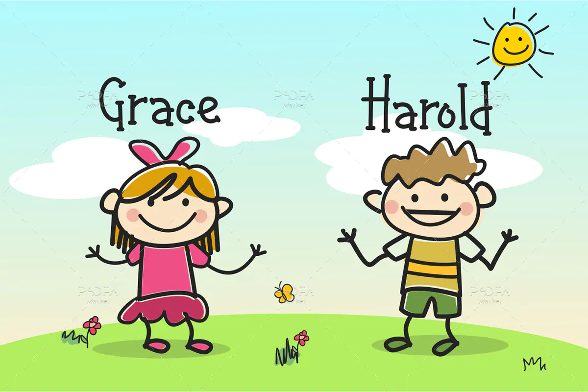 فونت کودکانه انگلیسی Happy Kids - 4 فونت کودکانه انگلیسی Happy Kids - 4