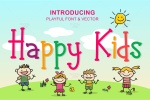فونت کودکانه انگلیسی Happy Kids