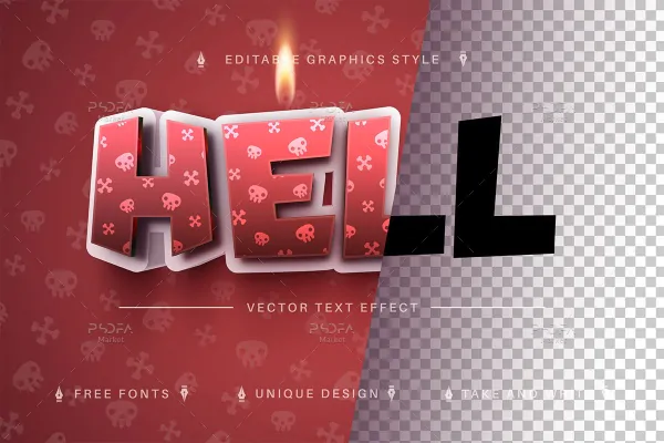 استایل متن جهنم ترسناک - 6