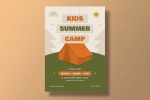 طرح تراکت اردوی تابستانی کودکانه
