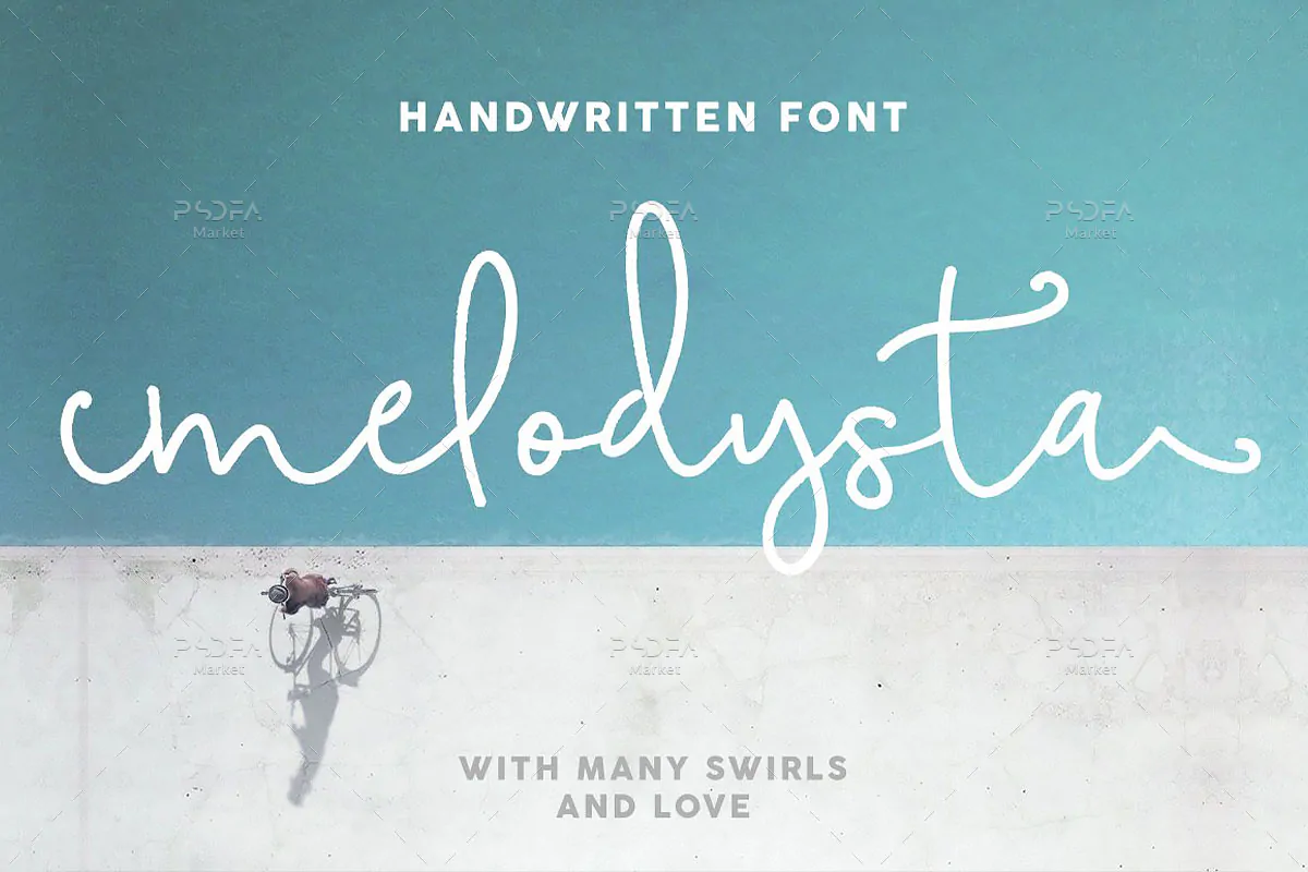 فونت دستنویس انگلیسی Melodysta