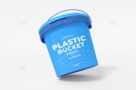 موکاپ سطل دسته دار پلاستیکی بسته بندی