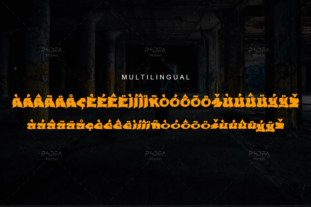 فونت گرافیتی ضخیم و بولد Willy - 8 فونت گرافیتی ضخیم و بولد Willy - 8