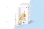 موکاپ بطری قطره چکان ا میلی لیتری مات با جعبه