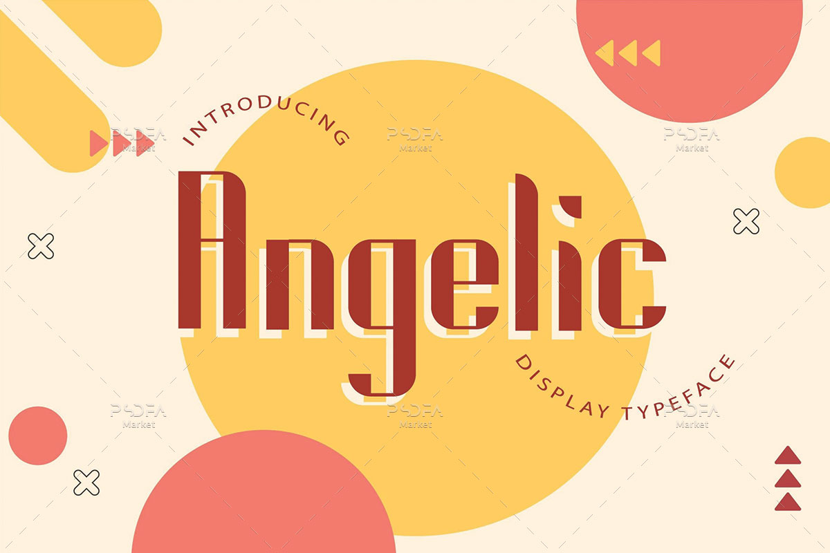 فونت نمایشی انگلیسی Angelic