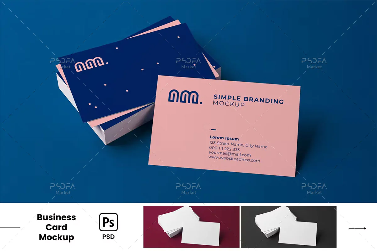 موکاپ کارت ویزیت Business Card