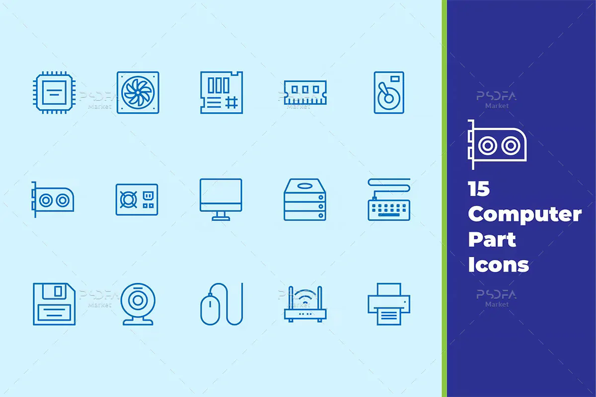 آیکون سخت افزار کامپیوتر