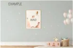 موکاپ قاب عکس و کاغذ دیواری اتاق کودک