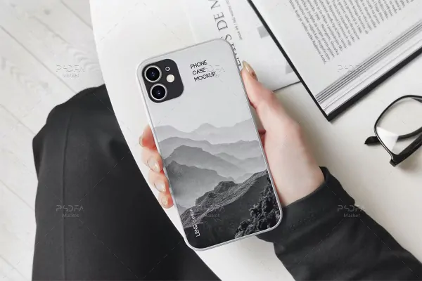 موکاپ قاب و کاور گوشی موبایل