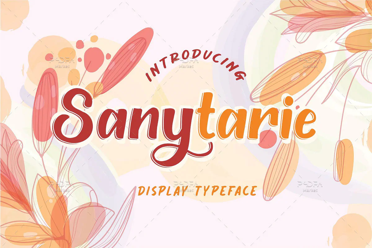 فونت نمایشی زیبا و مدرن Sanytarie فونت نمایشی زیبا و مدرن Sanytarie
