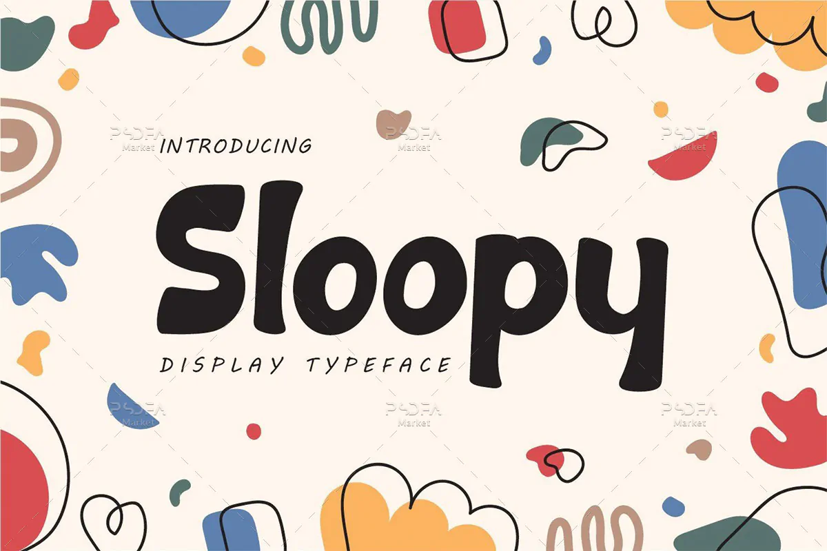 فونت فانتزی و بامزه Sloopy