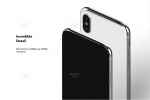 موکاپ آیفون ایکس ایزومتریک iPhone X