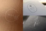 طرح لوگو گل و گیاه لایه باز