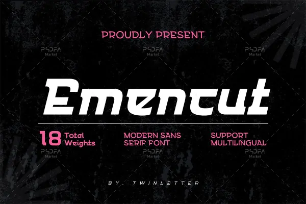 فونت سنس سریف مدرن Emencut