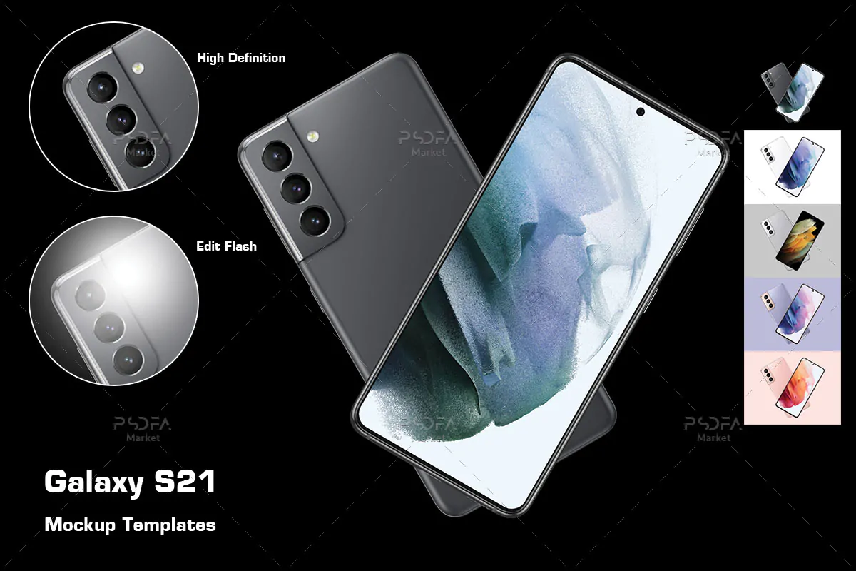 موکاپ گلکسی S21 موکاپ گلکسی S21