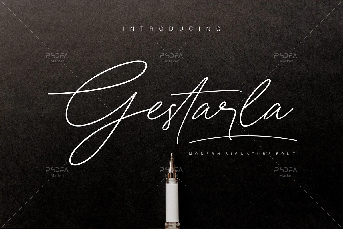 فونت باریک سرهم نویسی Gestarla