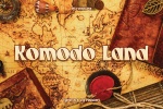 فونت ماجراجویی جذاب Komodo Land