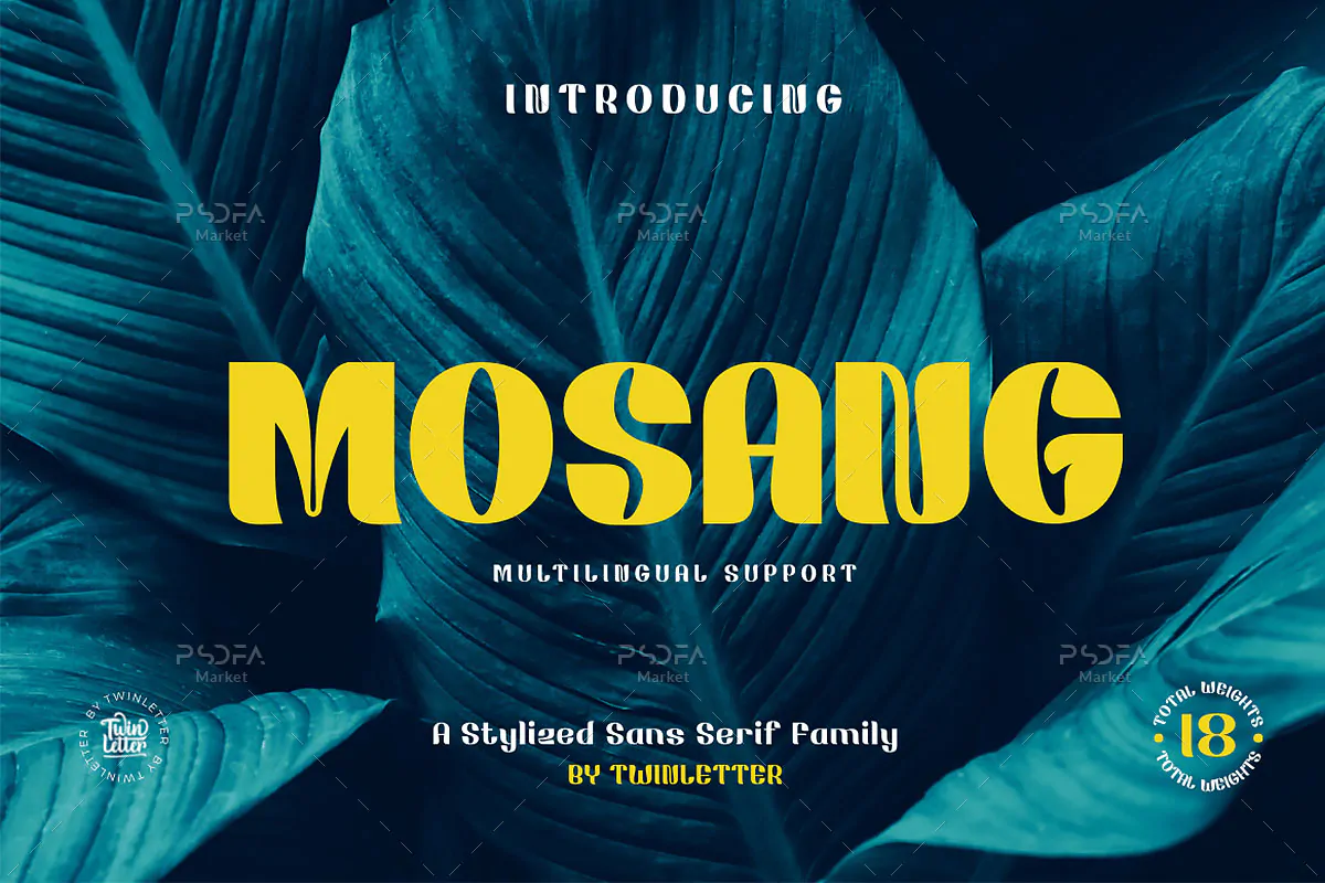 فونت سنس سریف Mosang