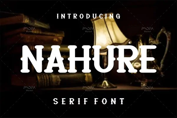 سریف فونت مدرن Nahure