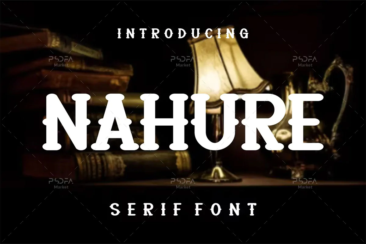سریف فونت مدرن Nahure