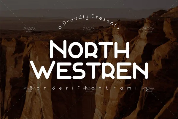 فونت شیک و مدرن North Westren