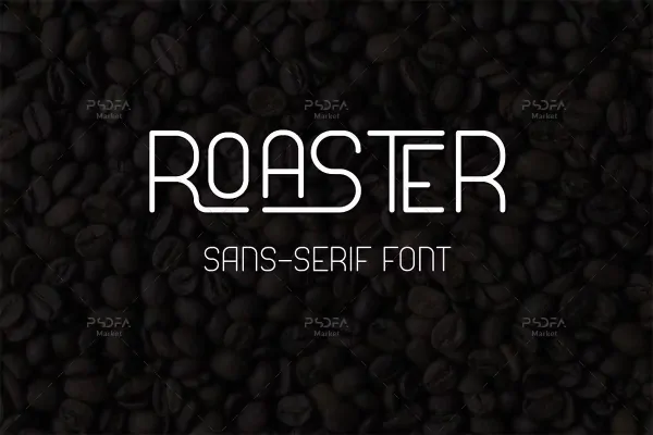 فونت مینیمالیست و مدرن Roaster