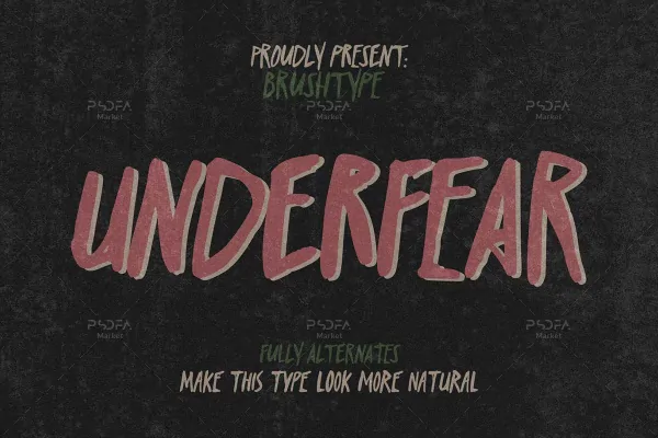 فونت قلمویی انگلیسی Underfear