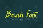 براش فونت انگلیسی Zonester