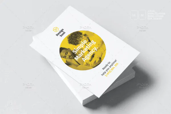 طرح بروشور شرکتی