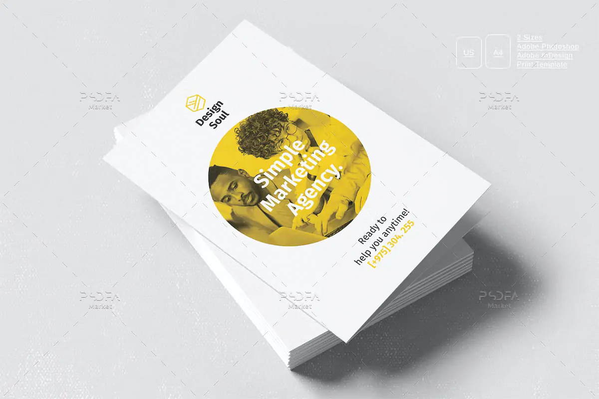 طرح بروشور شرکتی