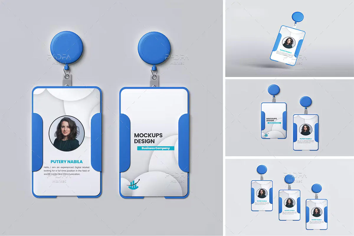 موکاپ آیدی کارت و کارت شناسایی Id Card