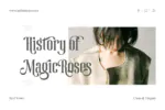 فونت شیک و ظریف Magic Roses
