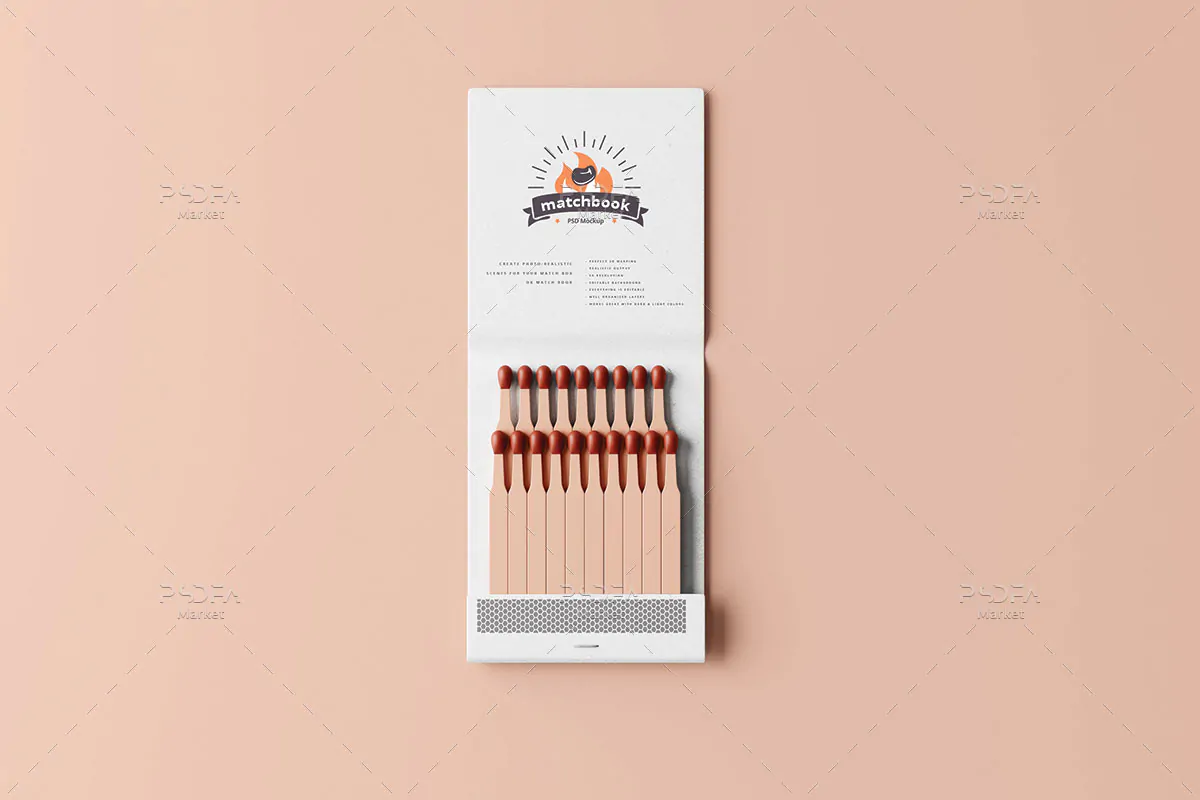 موکاپ جعبه و قوطی کبریت - 7 موکاپ جعبه و قوطی کبریت - 7