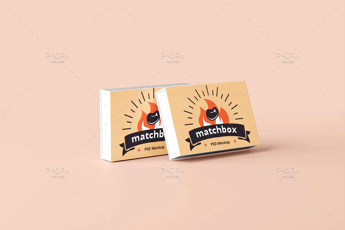 موکاپ جعبه و قوطی کبریت - 13 موکاپ جعبه و قوطی کبریت - 13